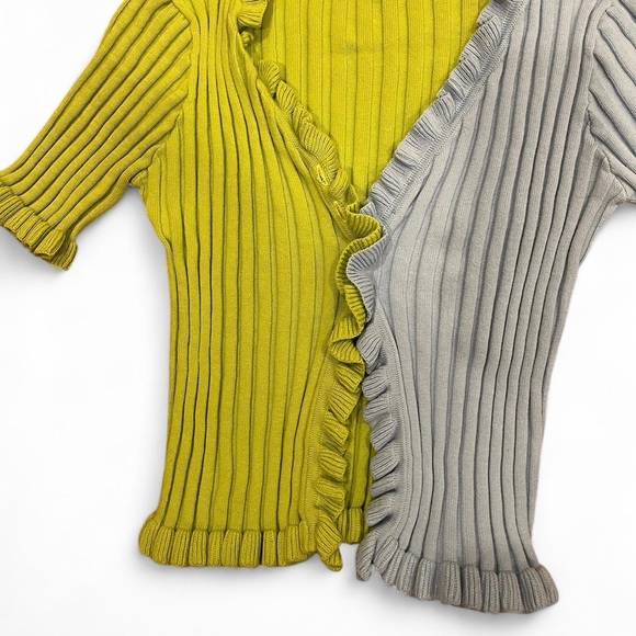 Colorful Ribbed Knit Top - Picture 7 of 7